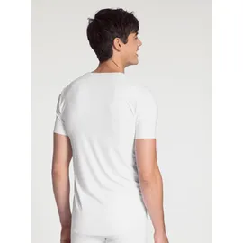 CALIDA Herren, T-Shirt weiß Viskose/Modal unifarben, weiß, NOS