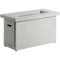 Beliani Feuerstelle Grau, Stein, 108x62x51 cm, Freizeit, Campingzubehör, Feuerschalen