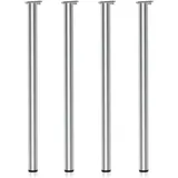 Wiltec Möbelfuß 4er Set Ø60 mm 1100 mm