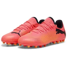 Puma Future 7 Play MG Jr. sunset glow/puma black/sun stream 38