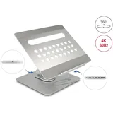 DeLock 18457 - Tablet und Notebook Ständer mit eingebauter Dockingstation 4K / HDMI Kar