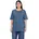 Ulla Popken Damen Basic Rundhals T-Shirt Denimblau 50-52