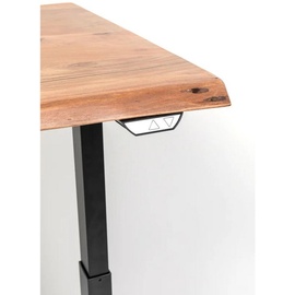 Kare-Design Schreibtisch, Schwarz, 200x100