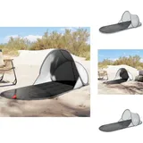 Strandzelt Grau Pop-Up Wasserdicht - Strandzelt - Sonnenschutz - Gartenmöbel - Picknickdecke - Campingausrüstung