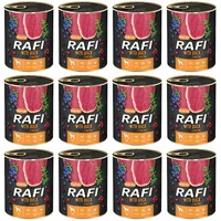 Rafi mit Entenfleisch Getreidefrei Nassfutter für Hunde Dosen 12x800g