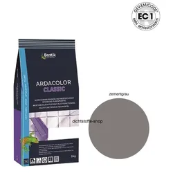 Bostik Ardacolor Classic Fuge Fliesen Fugenmörtel 5Kg zementgrau