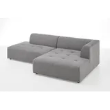 Atlantic Home Collection Hocker Leonardo Strukturstoff 63 x 70 x 240 cm Grau