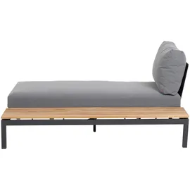 Siena Garden Alvida Loungesofa schwarz links