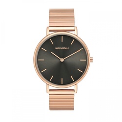 WATCHPEOPLE - PASSION FLEX - roségold - grau - roségold / 35 MM