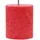 Kerzenfarm Hahn Stearin Stumpenkerze 8 cm rot