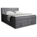 Deine Möbel 24 VERNO 200 x 200 cm H3 Beige/Grau/Schwarz/Silber