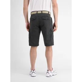 Lerros Unifarbene Cargobermuda mit Gürtel - Dark graphite), - 30