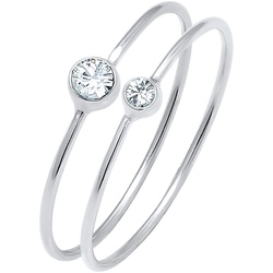 Elli Set Basic Trend Kristalle 925 Silber 46 Damen 