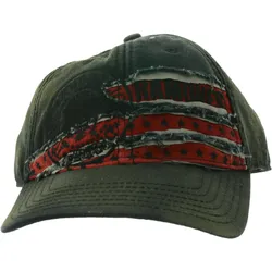 Ramones Damen und Herren Punkrock-Band Baumwoll-Cap im millitärischen Schnitt mit leicht gebogenen Schnitt TC110706RAM Schwarz - One-Size