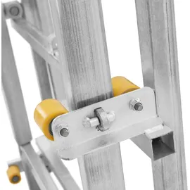 MSW Dachdeckerwinde mit Fernsteuerung 15 m bis 200 kg 1500 W - Silber