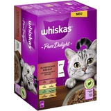 Whiskas Pure Delight Multipack Klassisches Ragout in Gelee 12 x 85g