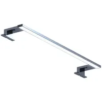Kalb Material Für Möbel kalb I LED Badleuchte 603 x 36 x 100mm (L x B x H) in silber, Lichtfarbe Neutralweiss ; Badlampe Spiegellampe Spiegelleuchte Schranklampe Aufbauleuchte,