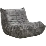 Livetastic Schlafsessel, Grau, Textil, 82x70x105 cm, Wohnzimmer, Sessel, Schlafsessel