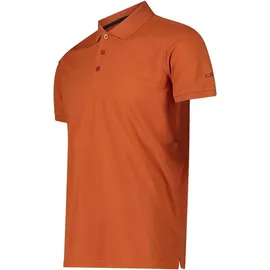 CMP Polo Herren Poloshirt, Orange - 58