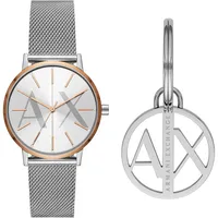 Giorgio Armani Armani Exchange Uhren-Set Edelstahl One Size Damen