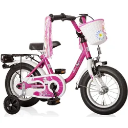 BACHTENKIRCH Kinderfahrrad DREAM CAT (12 Zoll) Purpur violett 12