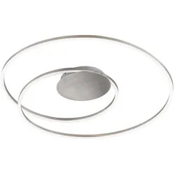 Deckenleuchte LED Designleuchte Wohnzimmerlampe Fernbedienung Dimmbar Weiß