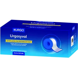 Urgo Medical Urgosyval Rollenpflaster 2,5cm x 5m 12 Stück