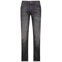 Boss Slim Fit Jeans mit Label-Detail Modell 'Delaware', Mittelgrau, 36/34