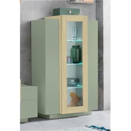 Home Affaire Vitrine Coro 80 x 38 x 120,5 cm Grün
