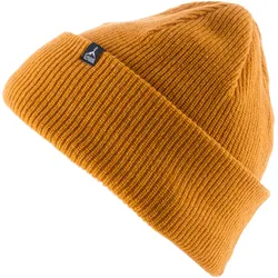Wintermütze Hermit Rip Grob Strickmütze Unisex Beanie Mütze Merino Wolle orange No Size
