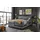 ed exciting design Boxspringbett »Talena« inkl. Motor und Topper grau