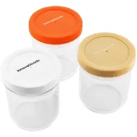Northix Hermetische Küchenbehälter Multicolor Set 3