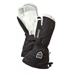 Hestra Army Leather Heli Ski 3-Finger - black