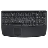 Active Key AK-7410-G Tastatur mit Touchpad - QWERTZ Deutsch - Schwarz
