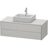 Duravit XSquare Unterschrank, 2 Schubkästen, Betongrau Matt