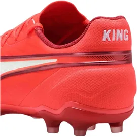 Puma King Match AG/FG Herren Glowing Red/White 39