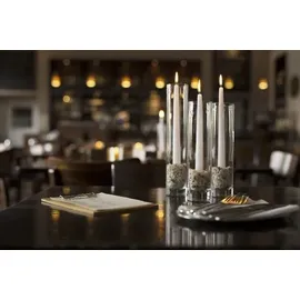 Sovie CANDLES Spitzkerzen 28 cm grau 24 St.