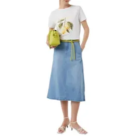 Comma, Comma Midirock aus elastischem Denim