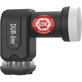 Dur-Line +Ultra Quattro LNB für Multischalter-Betrieb schwarz