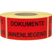 TransPak Hinweis Etiketten Dok. Innenliegend 1.000 Stk/Rolle