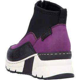 Rieker N6352 schwarz-lila 41