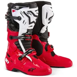 Alpinestars Tech 10 Enduro Hellrot/Schwarz/Weiß 45,5