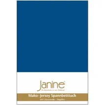 JANINE 5007 Mako-Feinjersey 90 x 190 - 100 x 200 cm royalblau