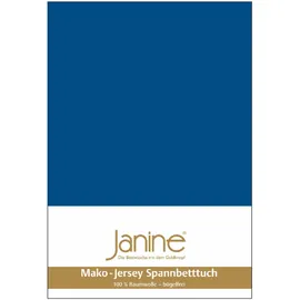 JANINE 5007 Mako-Feinjersey 90 x 190 - 100 x 200 cm royalblau