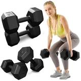 Trex Sport Hanteln Set Kurzhanteln 2er Set 16 kg (2x8 kg) Hanteln Dumbbell Set