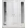 SchlafKONTOR Drehtürenschrank Lepini 156 x 191 x 50 cm Weiß