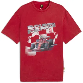 Puma Scuderia Ferrari Sportswear Graphic T-Shirt Rot XS