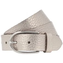 Vanzetti Gürtel Leder platingold-metallic 75 cm