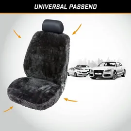 Walser Autositzbezug Lammfell Trish schwarz 1-teilig