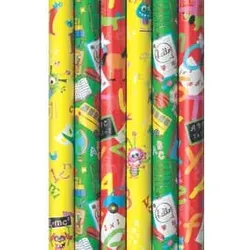 ZÖWIE Geschenkpapierrolle 2mx70cm sort. 33073 9A9129 Back to School